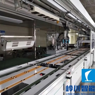 液晶電視生產(chǎn)流水線