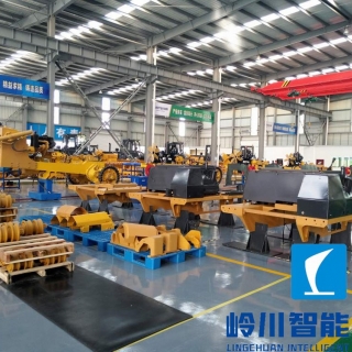 推土機(jī)裝配流水線(xiàn)